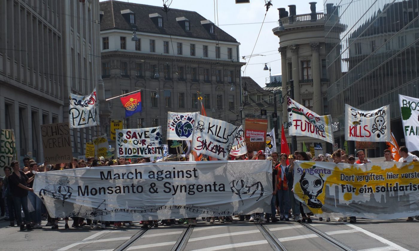 March against Monsanto Basel 2018